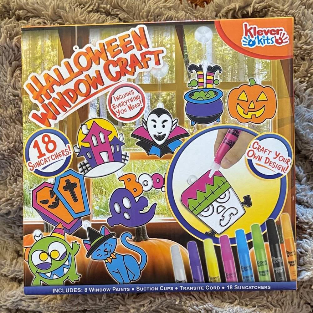 Halloween Window Craft Set - Multicolor